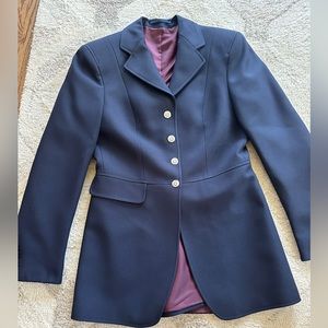 Cavallo Dressage Coat Sz 6 Navy